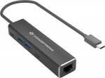 CONCEPTRONIC Adapter USB-C3.2->2.5GbE/2xC/2xA 5Gbs 0.15m sw