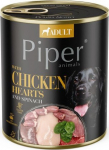 DOLINA NOTECI Piper Chicken hearts with spinach - Wet dog food - 800 g