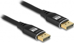 DELOCK DisplayPort Kabel 8K 60Hz 3m black metal