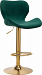 Activeshop BAR STOOLS QS-B15 VELVET GREEN