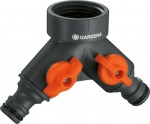 Gardena 2-Way valve, For water faucets (G3/4")-Gewinde