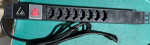 Lanview 19" rack mount power strip, 8, port Swiss T13 10A, with