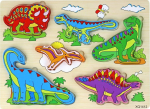 LeanToys Wooden Puzzle 3D For Kids Logic Game Puzzle Dinosaurs 11 El