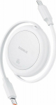 Kabel USB Baseus Kabel USB Baseus Free2Pull Mini USB-C do USB-C, 60W, 1, (white)