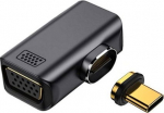 Extra Digital Magnetic USB Type-C - VGA Adapter, 1080P, 60Hz