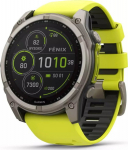 Garmin fenix 8 3.56 cm (1.4") 51 mm Digital 280 x 280 pixels Touchscreen Titanium Wi-Fi GPS (satellite)
