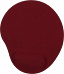 Powerton Mouse Pad Mouse Pad, ergonomic gel, red wino, Powerton
