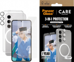 PanzerGlass CARE by PanzerGlass - 3-in-1 protection package - Rear cover for mobile phone - flagship - 100 % recycled polycarbonate, 100 % recycled thermoplastic polyurethane (TPU)