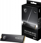 MSI SPATIUM M560 - SSD - 1 TB - intern - M.2 2280 - PCI Express 5.0 x4 (NVME)