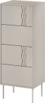 Cama MEBLE Cama 4S TRESSE chest of drawers 50x40x125 cashmere matt