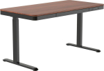 Activejet desk with electric height adjustment 140x70 ET119W-C black/walnut