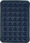 Avenli Inflatable double travel mattress with velvet finish + pump 67002 niebieski