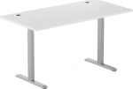 Adjustable Height Table Up Up Bjorn Gray, Table top M White