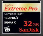 SanDisk Extreme Pro CF 32GB 160MB/s SDCFXPS-032G-X46