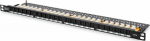 DIGITUS Patchpanel 0.5HE 24-Port Cat6 unshielded black