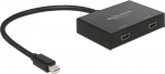 Delock Displayport 1.2 Splitter 1 x mini Displayport
