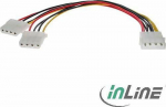 InLine Molex - Molex x2, 0.2m, Multicoloured (29659)