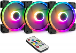 Inter-Tech fans 140*140*25 ARGUS RGB-FAN SET RS-14 retail
