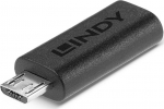 LINDY Adapter USB 2.0 Typ C an Micro-B