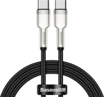 Cable USB Baseus USB-C - USB-C 2 m Czarny (CATWJ-A01)