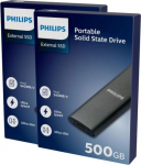 Philips Externe SSD 500GB Ultra Speed Grey