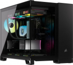 Corsair 2500D AIRFLOW Tempered Glass Black CC-9011263-WW - Middle Tower | czarna| no power supply | (1x) USB 3.2 Gen 2 Type-C, (4x) USB 3.2 Gen 1 Type-A,|479 x 304 x 376 mm|