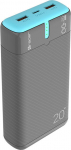 Tracer 47517 EnerGen 20000mAh Power Bank gray/blue