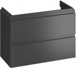 Cersanit PODUM CABINET MODUO SLIM 80 ANTHRACITE MOUNTED FSC MIX70% SGSCH-COC-007574