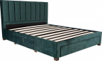 Bed GRACE 160x200cm, green