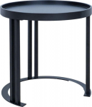 Side table KEIRA D50xH50cm, black