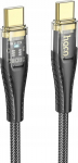 Kabel USB Hoco USB-C - USB-C 1.2 m Czarny (U121 C)
