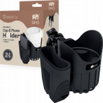 SIPO-SCA-03 UCHWYT NA MUG I PHONE,2W1, CZARNY