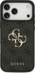 GUESS Hard Cover 4G Big Metal Logo Grey f&uuml;r Apple iPhone 17 Pro Max