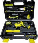Tool kit with cordless screwdriver 47el. w walizce