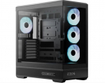 AER AeroCool Geh Midi P500B-Digi Black ARGB ACCS-P500B-DIGI-001