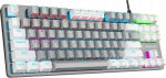 Rampage Klawiatura gamingowa mechaniczna Snug RGB KRGD Blue gray and white - Rampage Klawiatura gamingowa mechaniczna Snug RGB KRGD Blue gray and white