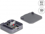 Delock Speichergeh&auml;use - magnetic - M.2 - M.2 Card (PCIe NVMe & SATA)