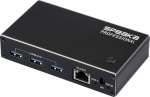 SpeaKa Professional HDMI 2.1 Slim KVM 2X1 USB3.0+IR Black HDMI switch 3840 x 2160 - Kabel - Digital/Display/Video
