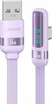 Kabel USAMS US-SJ651 66W USB-A/USB-C 1.2m fioletowy