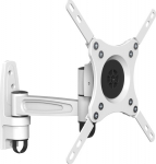 Multibrackets M VESA Flexarm 360 II White 75 100 200 | VESA 75x75-200x200 | Max 15kg | Vit