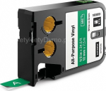 Dymo Ribbon original Color of the print: white/Colour of background: green DYMO 1868781 12mm x 7 m