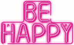 Forever Neolia NNE10 BE HAPPY Neon LED Sighboard