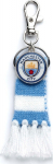 The Carat Shop Ltd Carat Shop Manchester City FC - Blue Scarf and Logo Charm Backpack Hanger (MCBH0002)