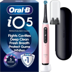Oral-B iO5 electric toothbrush, vaaleanpunainen + travel case