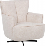 Armchair CALLA swivel, oat white
