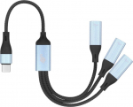 TB Kabel USB C splitter - 3x USB C