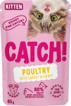CATCH Kitten Poultry and carrot in gravy - wet cat food - 85g