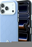 BMW Sign Case Deboss Quilted Metal Logo MagSafe for iPhone 18 Pro Max / 17 Pro Max / blue