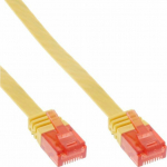 InLine Ultraslim Patchcable U/UTP, Cat.6, yellow, 10m (71600Y)