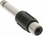 Adapter AV InLine Jack 6.3mm - RCA (Cinch) czarny (99322)